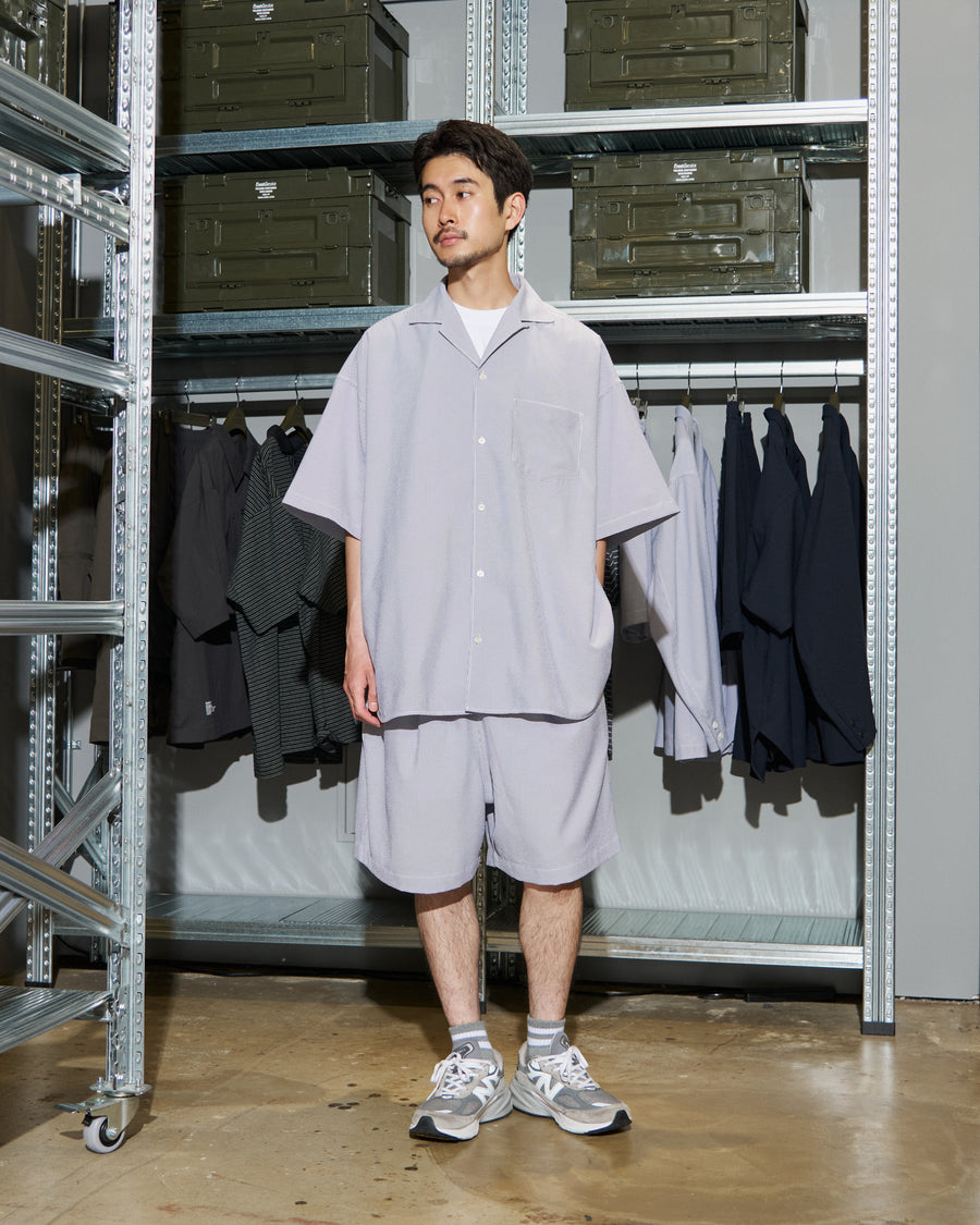 SEERSUCKER STRIPE EASY SHORTS – FreshService® official site