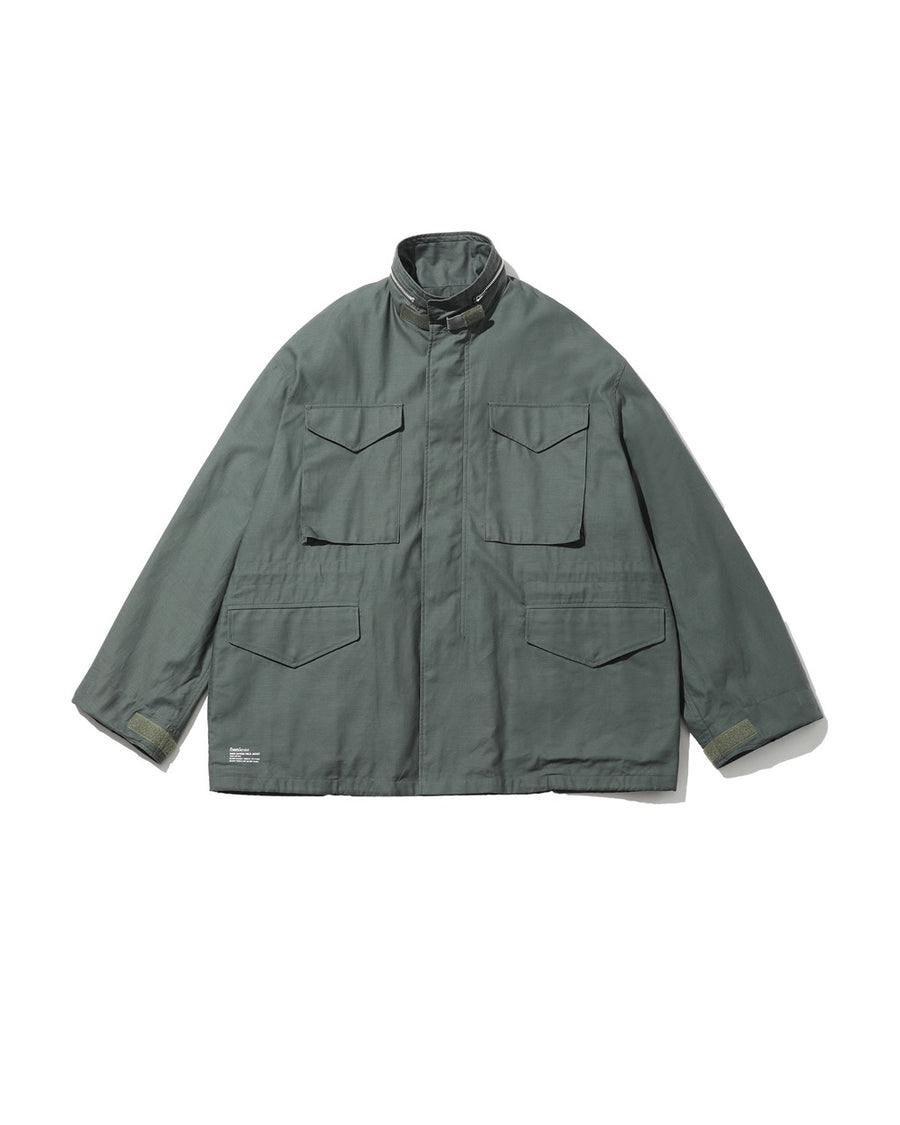 BACK SATEEN FIELD JACKET