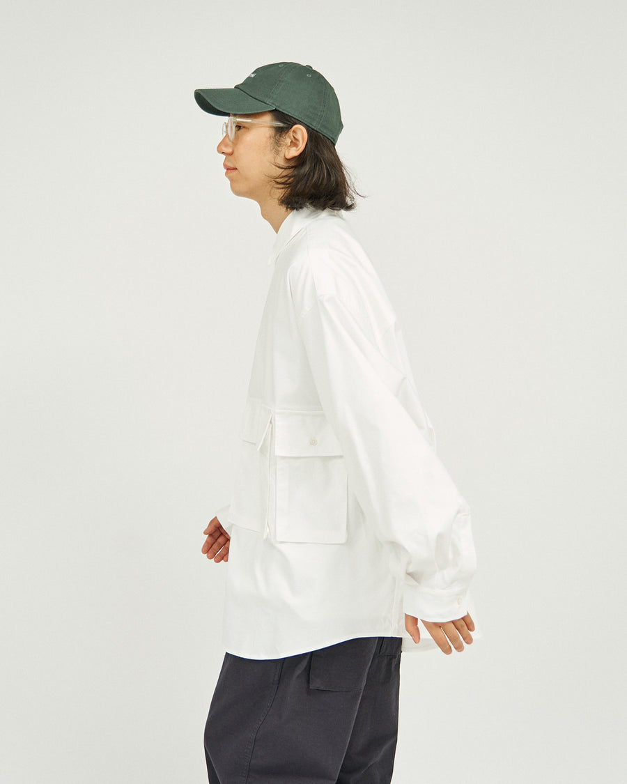 DRY OXFORD FLAP POCKET L/S SHIRT