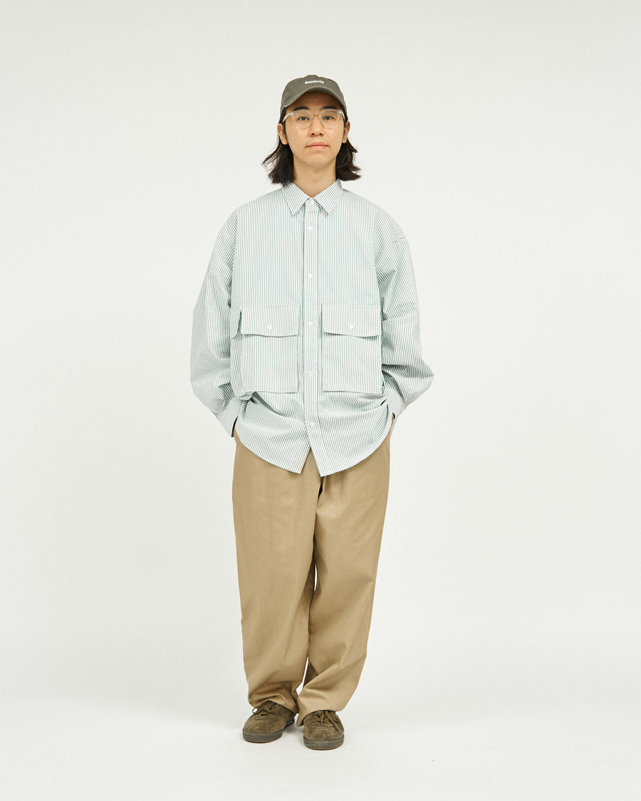 DRY OXFORD FLAP POCKET L/S SHIRT