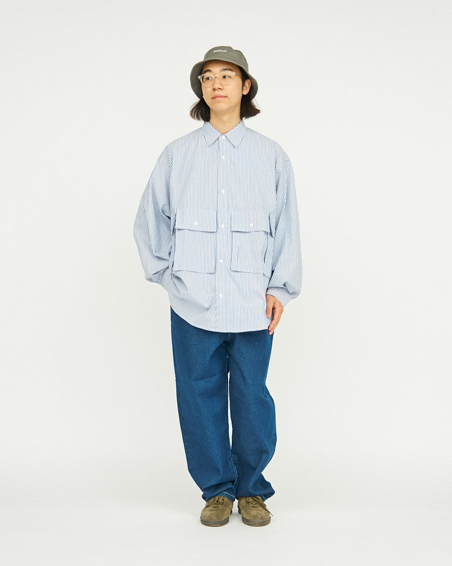 DRY OXFORD FLAP POCKET L/S SHIRT