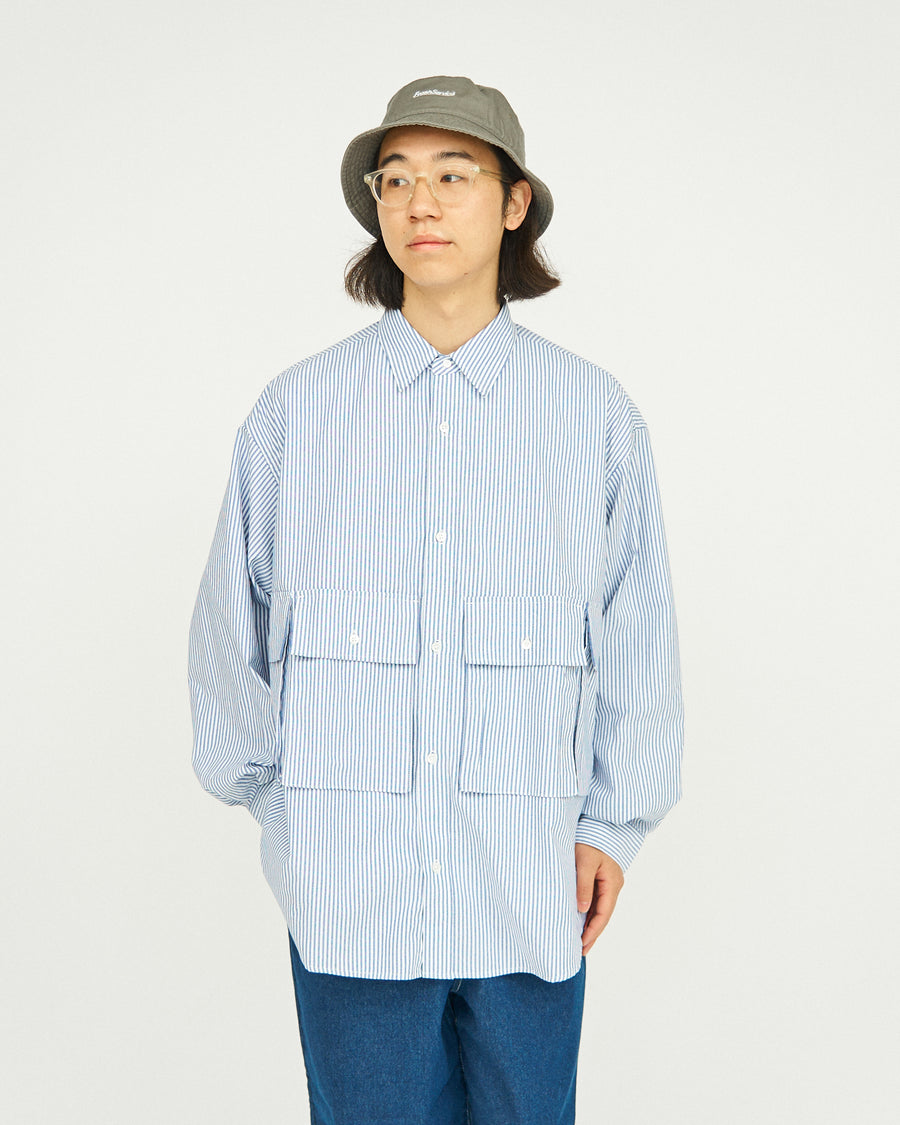 DRY OXFORD FLAP POCKET L/S SHIRT