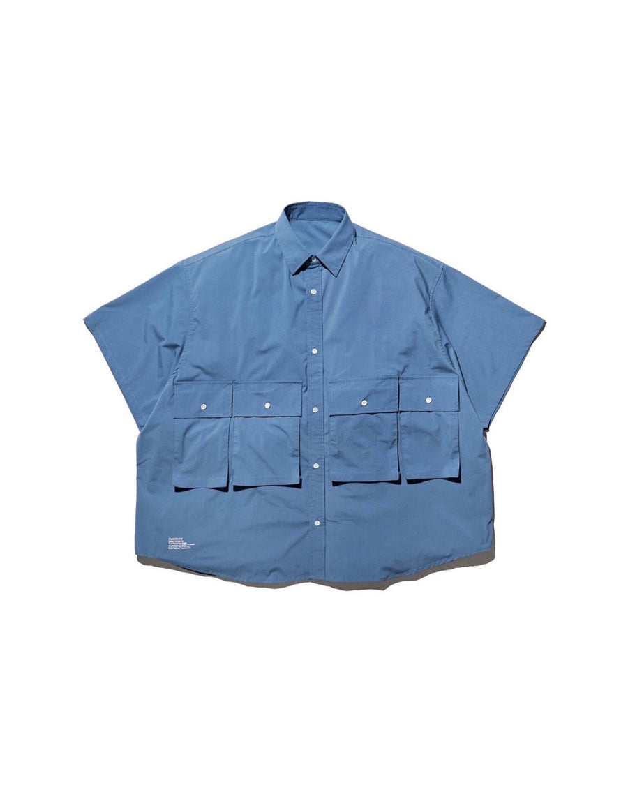 MICRO TYPEWRITER FLAP POCKET S/S SHIRT