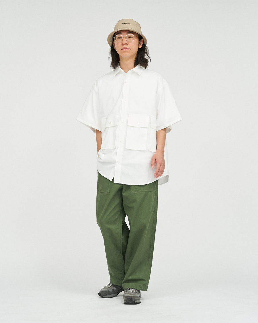 DRY OXFORD FLAP POCKET S/S SHIRT