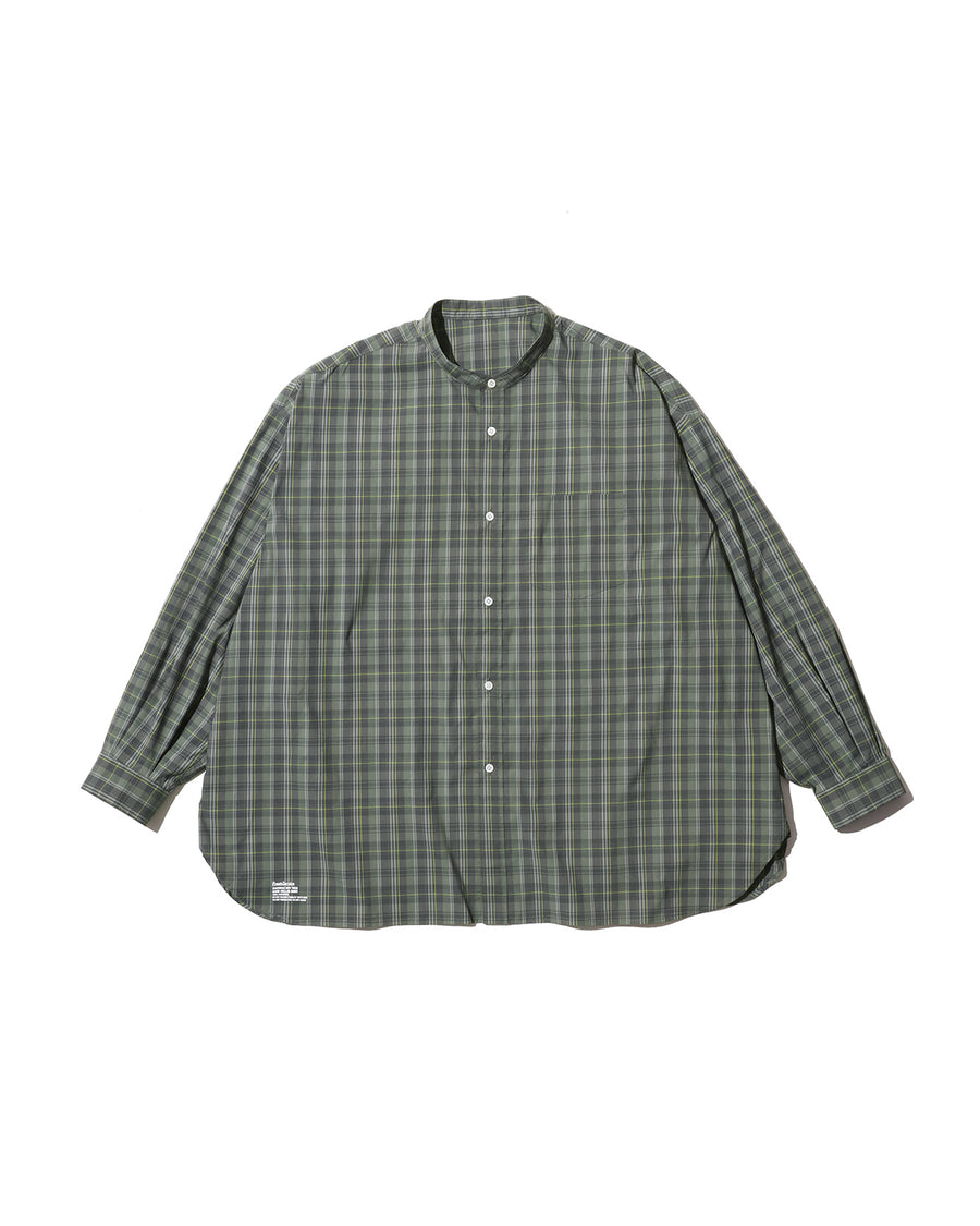 トップス MADRAS DRY TECH BAND COLLAR SHIRT MADRAS DRY TECH BAND COLLAR SHIRT – FreshService® official site