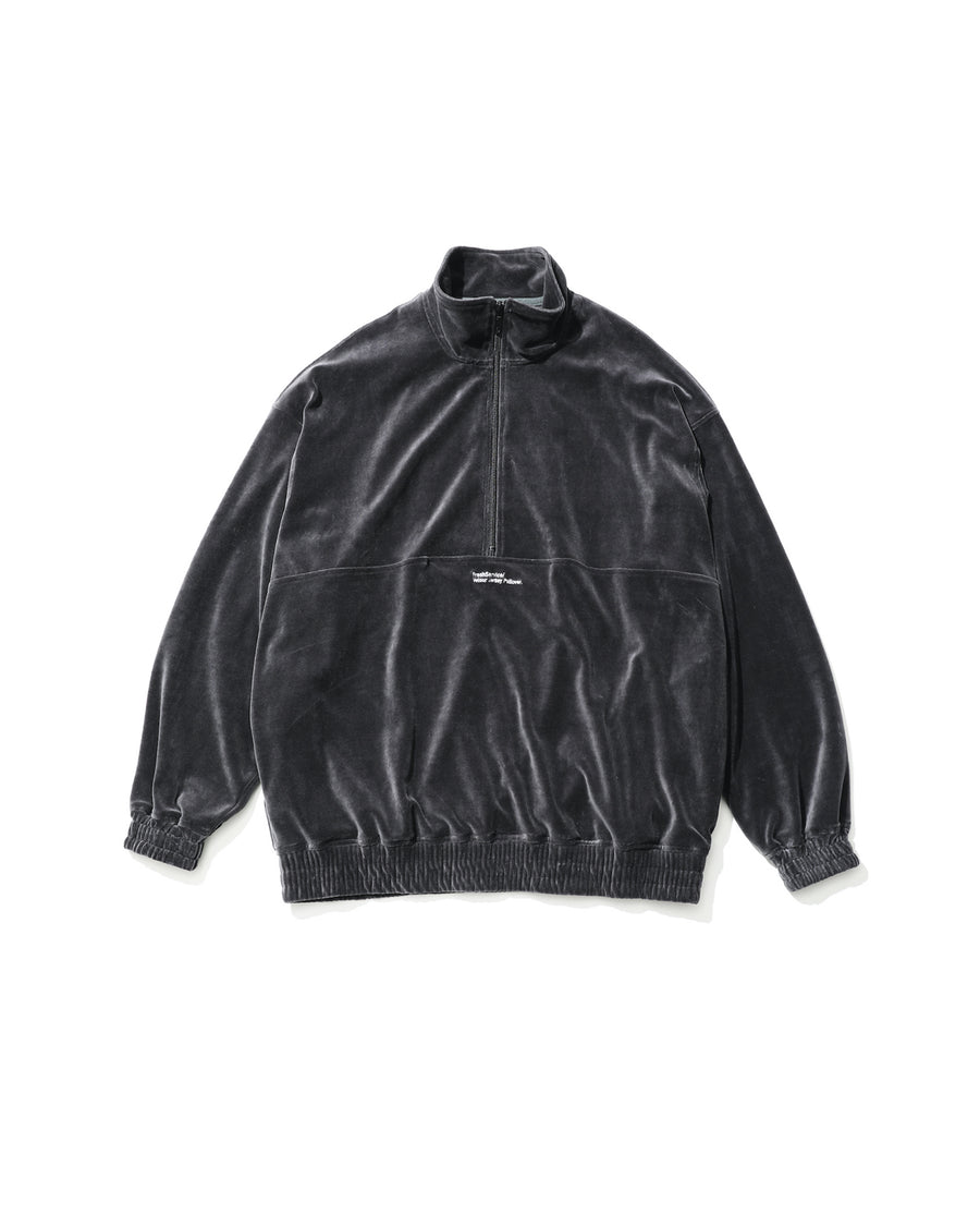 VELOUR JERSEY PULLOVER