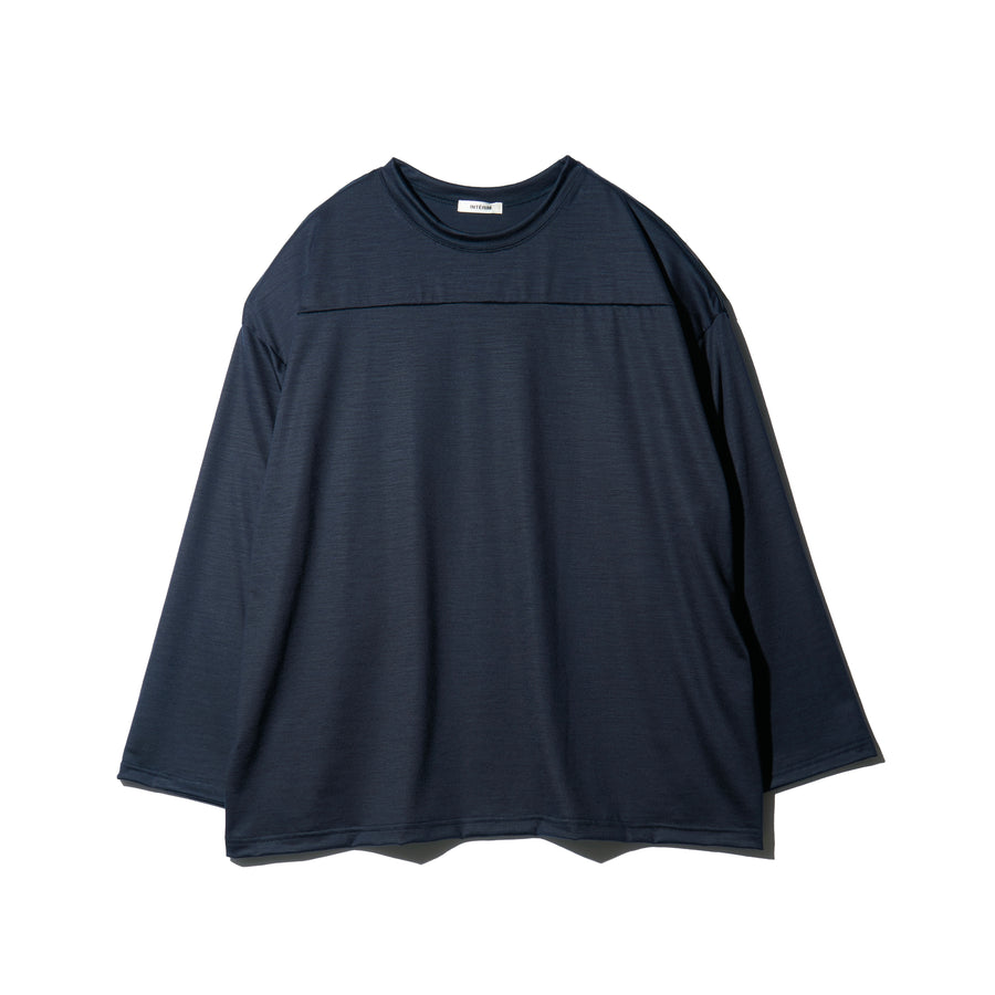 HYPER BIG EXTRA FINE MERINO WOOL JERSEY FOOTBALL L/S TEE