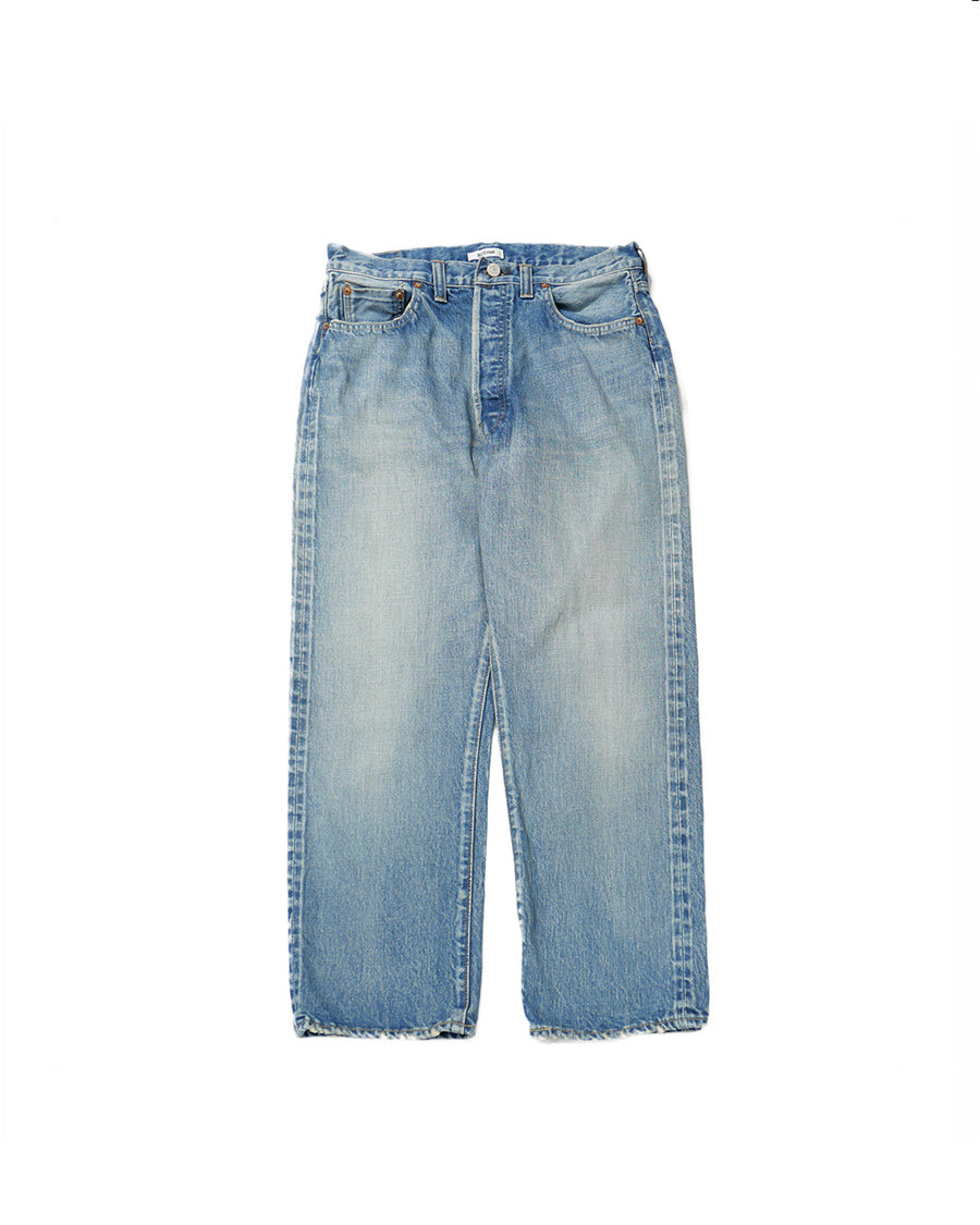 VINTAGE WASHED ”1953XX” SHABBY SHUTTLE DENIM TROUSERS