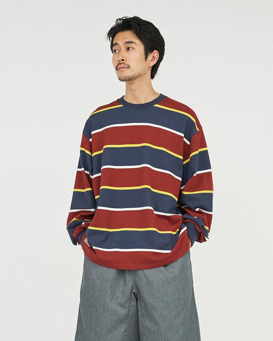 MULTI BORDER L/S TEE